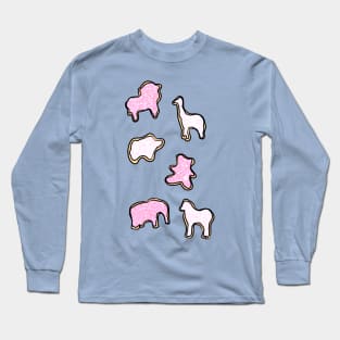 Frosted Animal Cookies Long Sleeve T-Shirt